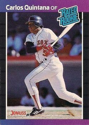 #37 Carlos Quintana - Boston Red Sox - 1989 Donruss Baseball