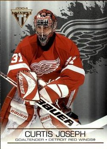 #37 Curtis Joseph - Detroit Red Wings - 2003-04 Pacific Private Stock Titanium Hockey