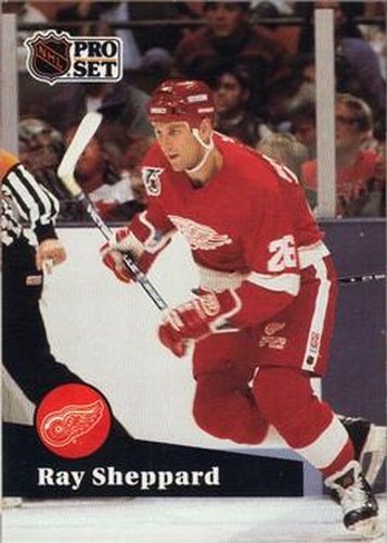 #380 Ray Sheppard - 1991-92 Pro Set Hockey