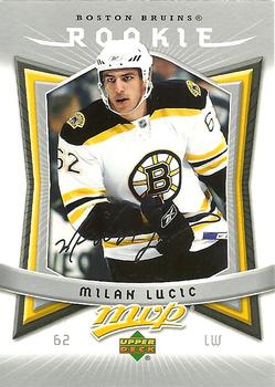 #380 Milan Lucic - Boston Bruins - 2007-08 Upper Deck MVP Hockey