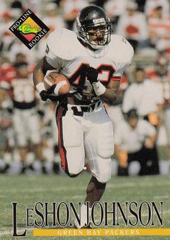 #380 LeShon Johnson - Green Bay Packers - 1994 Pro Line Live Football