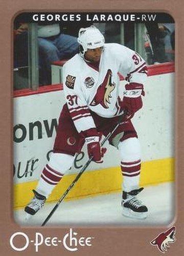#380 Georges Laraque - Phoenix Coyotes - 2006-07 O-Pee-Chee Hockey