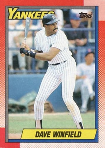 #380 Dave Winfield - New York Yankees - 1990 Topps Baseball