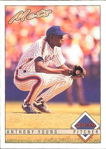 #380 Anthony Young - New York Mets - 1993 O-Pee-Chee Baseball