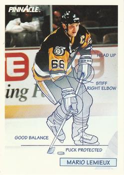 #380 Mario Lemieux - Pittsburgh Penguins - 1991-92 Pinnacle Hockey