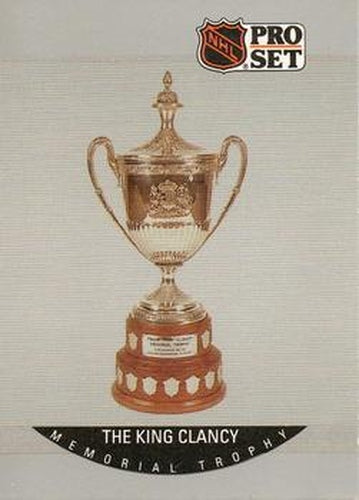 #380 The King Clancy Memorial Trophy- 1990-91 Pro Set Hockey