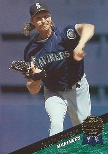 #380 Randy Johnson - Seattle Mariners - 1993 Leaf Baseball