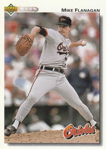 #380 Mike Flanagan - Baltimore Orioles - 1992 Upper Deck Baseball