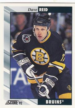 #380 Dave Reid - Boston Bruins - 1992-93 Score USA Hockey