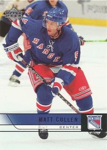 #380 Matt Cullen - New York Rangers - 2006-07 Upper Deck Hockey