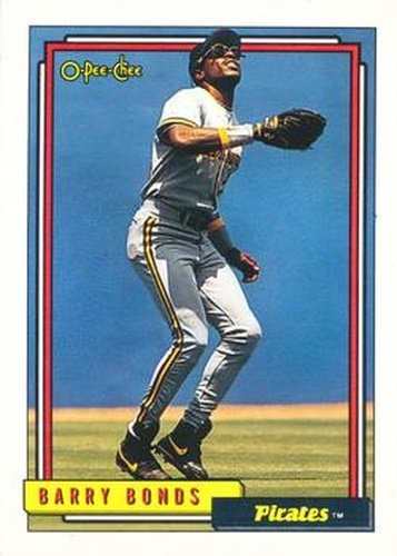 #380 Barry Bonds - Pittsburgh Pirates - 1992 O-Pee-Chee Baseball