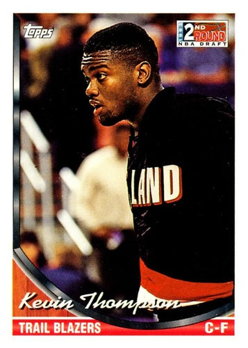 #380 Kevin Thompson - Portland Trail Blazers - 1993-94 Topps Basketball