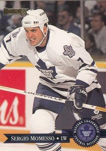 #380 Sergio Momesso - Toronto Maple Leafs - 1995-96 Donruss Hockey
