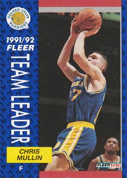 #380 Chris Mullin - Golden State Warriors - 1991-92 Fleer Basketball