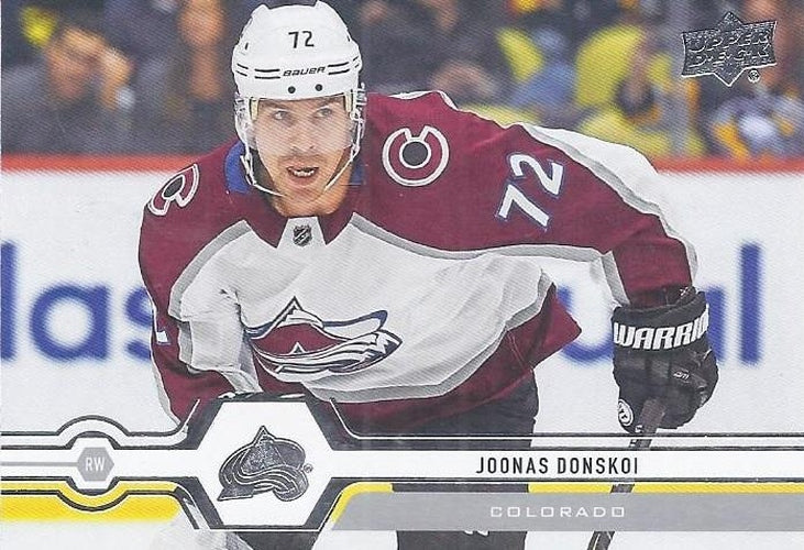 #380 Joonas Donskoi - Colorado Avalanche - 2019-20 Upper Deck Hockey