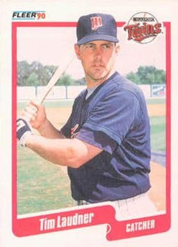 #380 Tim Laudner - Minnesota Twins - 1990 Fleer USA Baseball