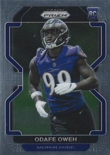 #380 Odafe Oweh - Baltimore Ravens - 2021 Panini Prizm Football