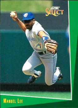 #380 Manuel Lee - Toronto Blue Jays - 1993 Select Baseball