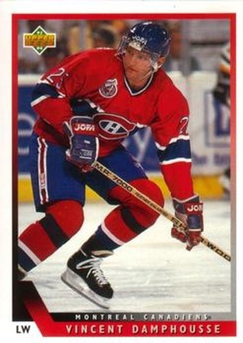 #380 Vincent Damphousse - Montreal Canadiens - 1993-94 Upper Deck Hockey