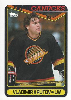 #380 Vladimir Krutov - Vancouver Canucks - 1990-91 Topps Hockey
