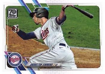 #380 Andrelton Simmons - Minnesota Twins - 2021 Topps Baseball