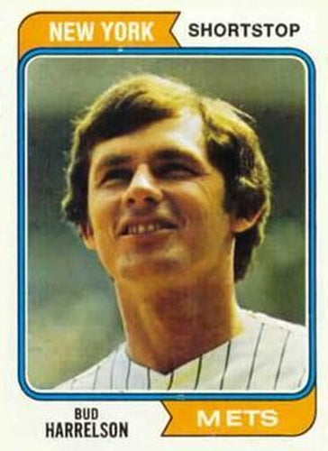 #380 Bud Harrelson - New York Mets - 1974 Topps Baseball