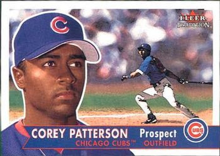 #380 Corey Patterson - Chicago Cubs - 2001 Fleer Tradition Baseball