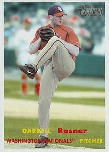 #380 Darrell Rasner - Washington Nationals - 2006 Topps Heritage Baseball