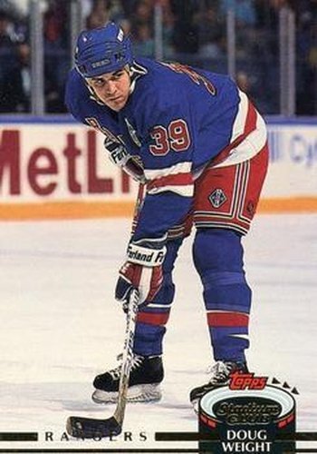 #380 Doug Weight - New York Rangers - 1992-93 Stadium Club Hockey
