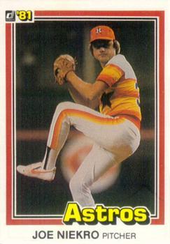 #380 Joe Niekro - Houston Astros - 1981 Donruss Baseball