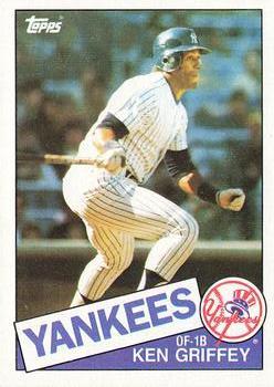 #380 Ken Griffey - New York Yankees - 1985 Topps Baseball