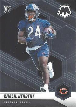 #380 Khalil Herbert - Chicago Bears - 2021 Panini Mosaic Football