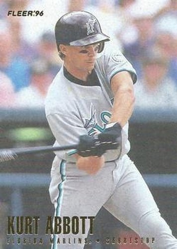 #380 Kurt Abbott - Florida Marlins - 1996 Fleer Baseball