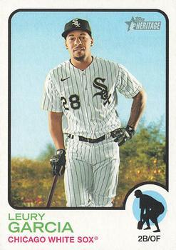 #380 Leury Garcia - Chicago White Sox - 2022 Topps Heritage Baseball