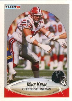 #380 Mike Kenn - Atlanta Falcons - 1990 Fleer Football