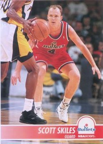 #380 Scott Skiles - Washington Bullets - 1994-95 Hoops Basketball