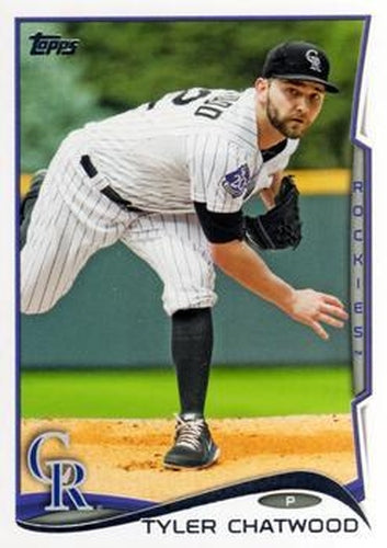 #380 Tyler Chatwood - Colorado Rockies - 2014 Topps Baseball