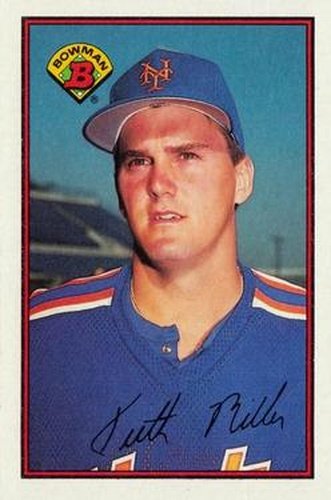 #380 Keith Miller - New York Mets - 1989 Bowman Baseball