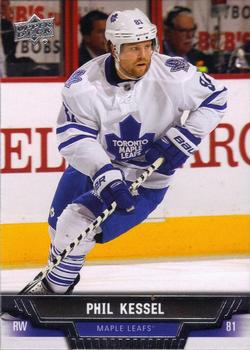 #380 Phil Kessel - Toronto Maple Leafs - 2013-14 Upper Deck Hockey