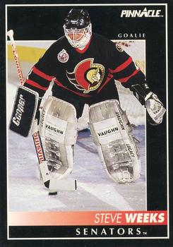 #380 Steve Weeks - Ottawa Senators - 1992-93 Pinnacle Canadian Hockey
