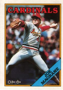 #380 Joe Magrane - St. Louis Cardinals - 1988 O-Pee-Chee Baseball
