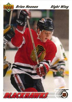 #380 Brian Noonan - Chicago Blackhawks - 1991-92 Upper Deck Hockey