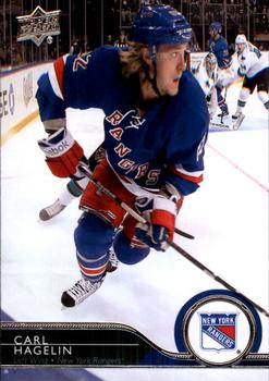 #380 Carl Hagelin - New York Rangers - 2014-15 Upper Deck Hockey