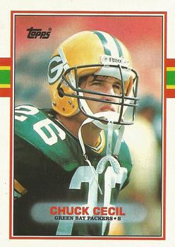 #380 Chuck Cecil - Green Bay Packers - 1989 Topps Football