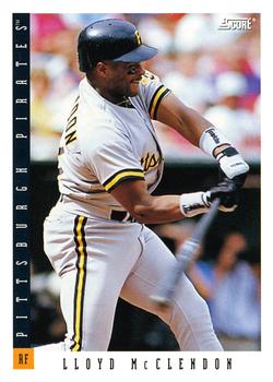 #380 Lloyd McClendon - Pittsburgh Pirates - 1993 Score Baseball