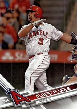 #380a Albert Pujols - Los Angeles Angels - 2017 Topps Baseball