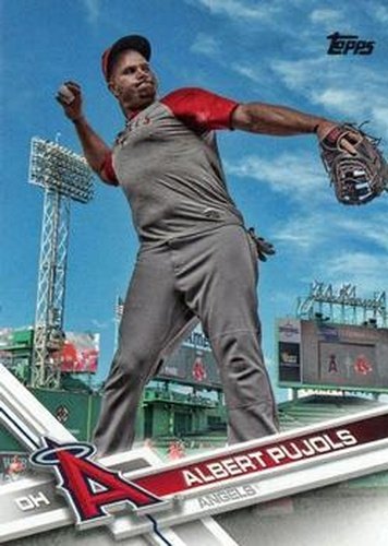 #380b Albert Pujols - Los Angeles Angels - 2017 Topps Baseball