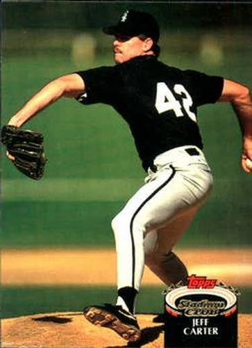 #381 Jeff Carter - Chicago White Sox - 1992 Stadium Club Baseball