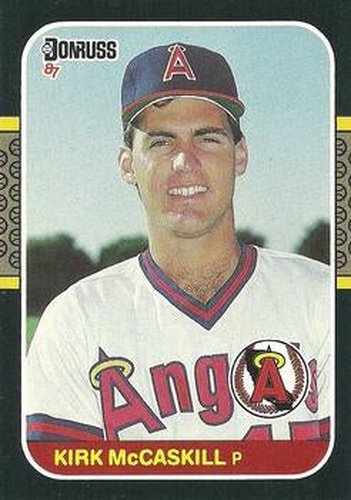 #381 Kirk McCaskill - California Angels - 1987 Donruss Baseball