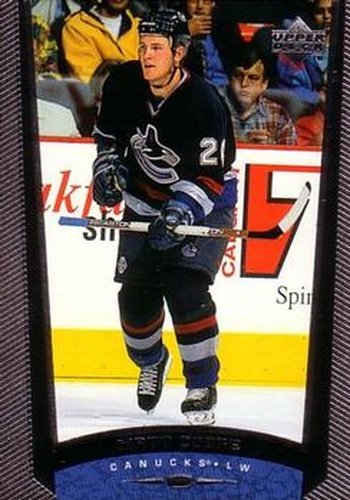 #381 Matt Cooke - Vancouver Canucks - 1998-99 Upper Deck Hockey